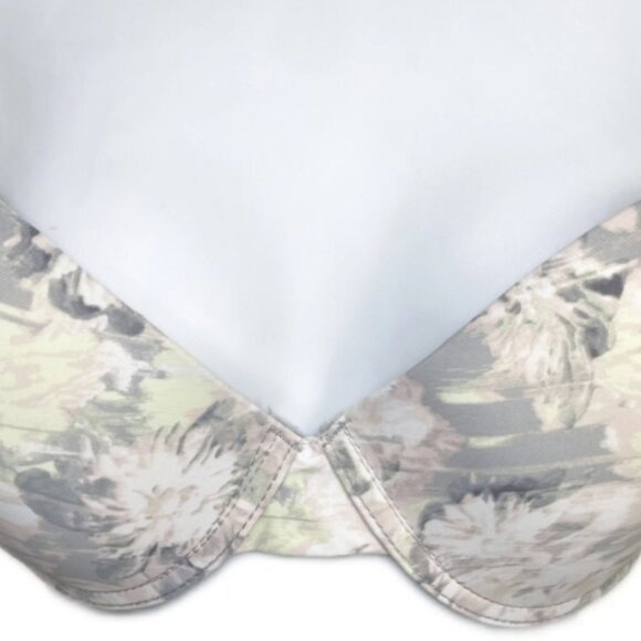 New, Danskin Intimates Soft Lift Push Up Bra, Pastel Floral - Picture 7 of 16